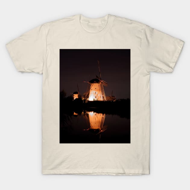 Kinderdijk Windmill T-Shirt by Dutch.View.22